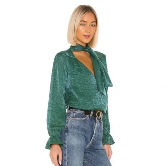 HOUSE OF HARLOW 1960 NANETTE BLOUSE - Picture 2 of 10